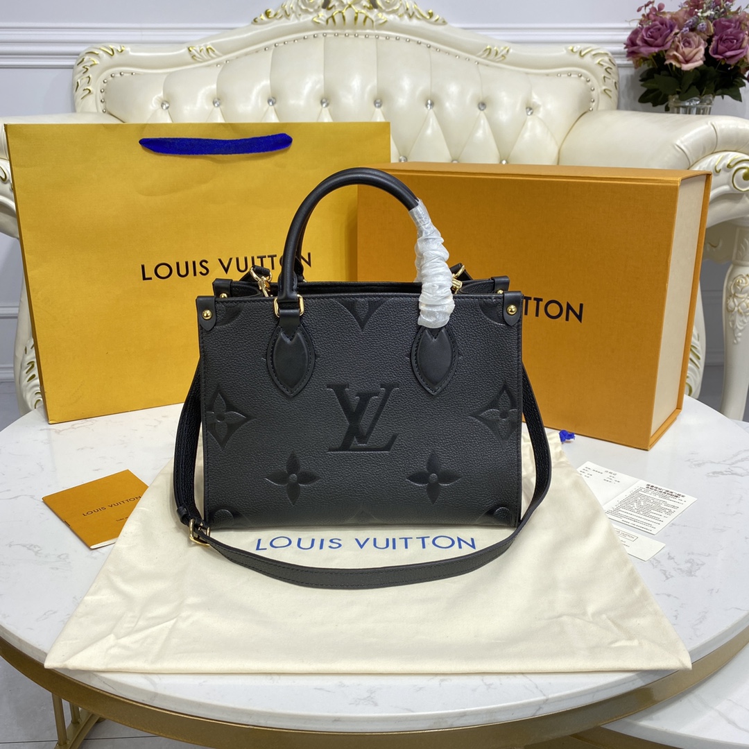 Louis Vuitton ONTHEGO PM Monogram Handbag M45653 Black